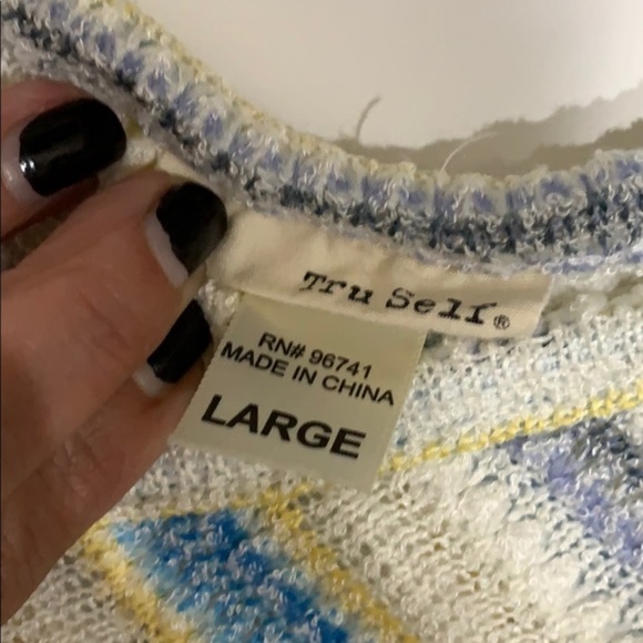 Tru Self Tunic Boho Sleeveless Top Macrame Bottom - Picture 4 of 7